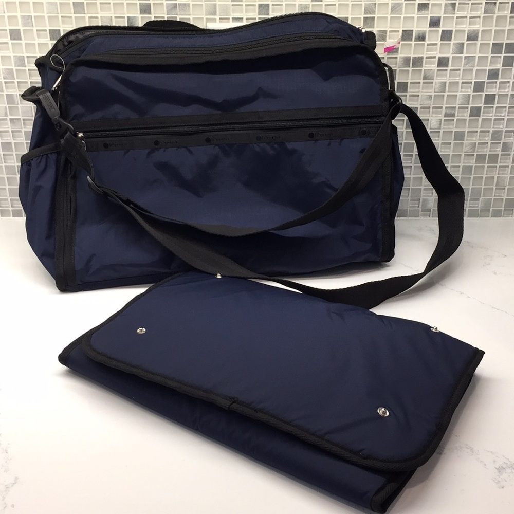 LeSportsac Rebecca Blue Diaper Bag